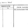 Bahret, Ruth A. (Miss)