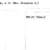 Bailey, A.H. (Mrs. Elizabeth H.)