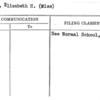 Baird, Elizabeth H. (Miss)