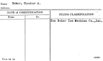 Baker, Chester A.