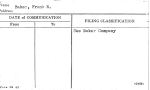 Baker, Frank R.