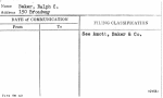 Baker, Ralph C.