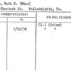 Baker, Ruth S. (Miss)