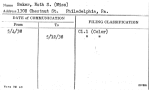 Baker, Ruth S. (Miss)