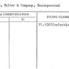 Baker, Walter & Company, Incorporated