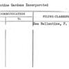 Ballantine Gardens Incorporated