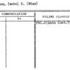 Banham, Isabel E. (Miss)