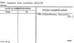 Bankers Club Luncheon 2/14/38