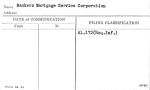 Bankers Mortgage Service Corporation