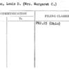 Bannon, Louis D. (Mrs. Margaret C.)