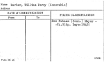 Barber, William Perry (Honorable)