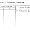 Barnes, G.W. (Assistant Treasurer)