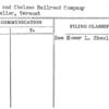 Barre and Chelsea Railroad Company