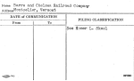 Barre and Chelsea Railroad Company