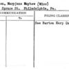 Barton, Maryjane Mayhew (Miss)