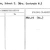 Barton, Robert T. (Mrs. Gertrude W.)