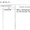 Bassett, Milton E.