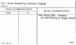 Bates Numbering Machine Company