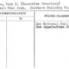 Battle, John D. (Executive Secretary)
