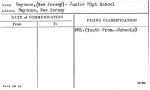 Bayonne, (New Jersey) - Junior High School