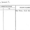 Beale, Leonard T.