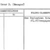 Bean, Oscar D. (Manager)