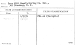 Bear Mill Manufacturing Co. Inc.