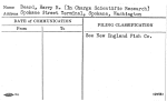 Beard, Harry R. (In Charge Scientific Research)