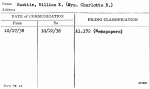 Beattie, William E. (Mrs. Charlotte B.)