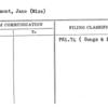 Beaumont, Jane (Miss)