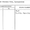 Beaumont Overseas Club, Incorporated