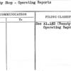 Beauty Shop - Operating Reports