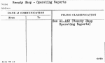 Beauty Shop - Operating Reports