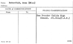 Beberfald, Anne (Miss)
