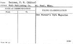 Beckman, F.W. (Editor)