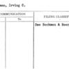 Beckman, Irving C.
