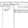 Behncke, David L. (Pres. Airline Pilots Assn.)
