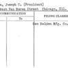 Belden, Joseph C. (President)