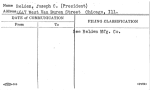 Belden, Joseph C. (President)