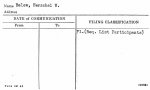 Belew, Herschel W.