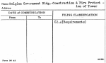 Belgian Government Bldg.-Construction & Fire Protection of Tower
