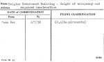 Belgian Government Building-Height of occupancy and required Construction