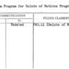 Belgium Program for Salute of Nations Program