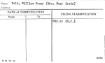 Belk, William Henry (Mrs. Mary Irwin)