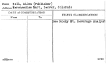 Bell, Allen (Publisher)