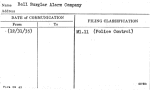 Bell Burglar Alarm Company