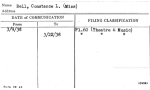 Bell, Constance L. (Miss)