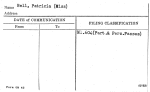 Bell, Patricia (Miss)