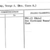 Bellamy, George A. (Mrs. Clara H.)