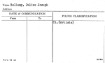 Bellamy, Julius Joseph
